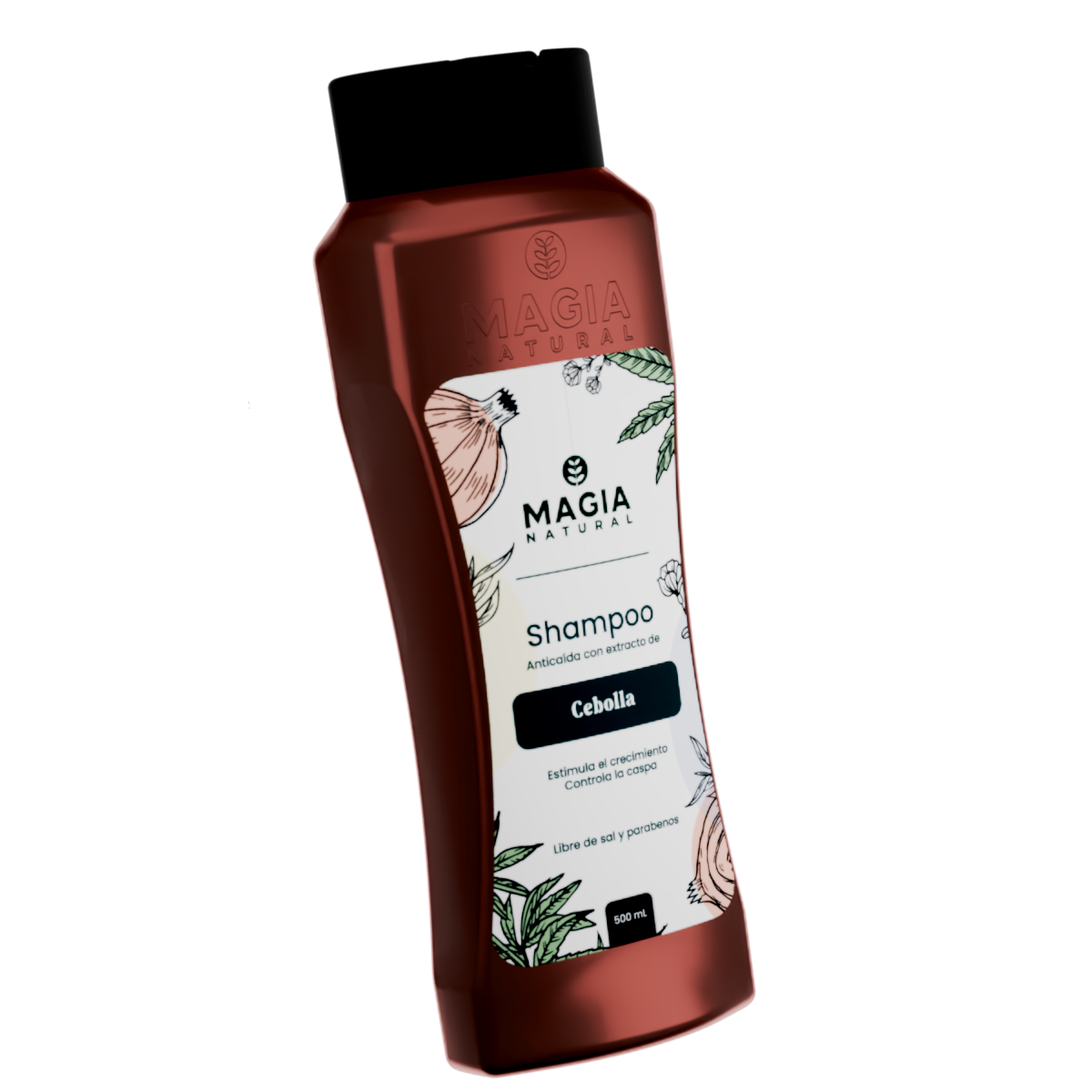 SHAMPOO ANTICAÍDA CON CEBOLLA Y CANNABIS 500ml