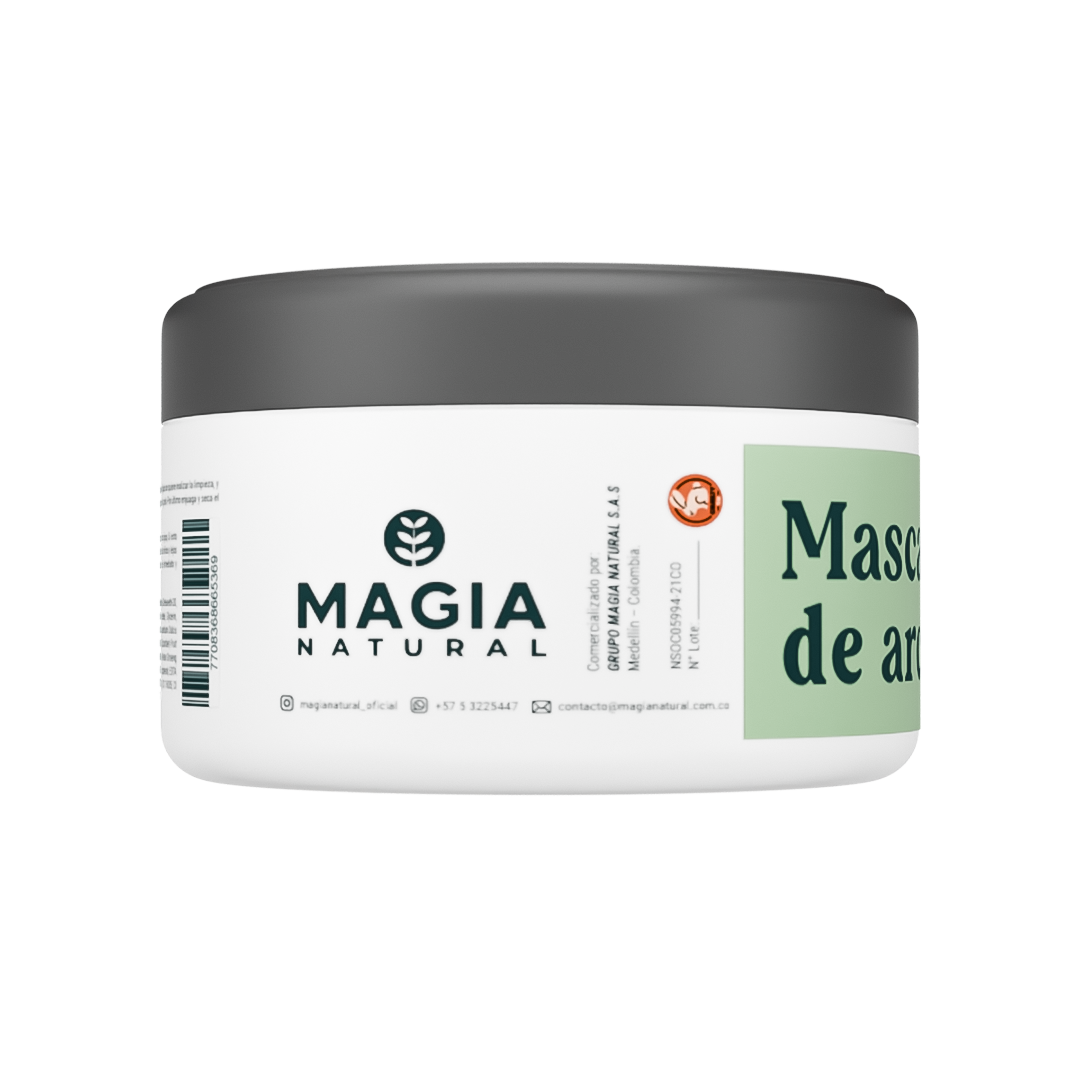 MASCARILLA FACIAL DE ARCILLA 200gr