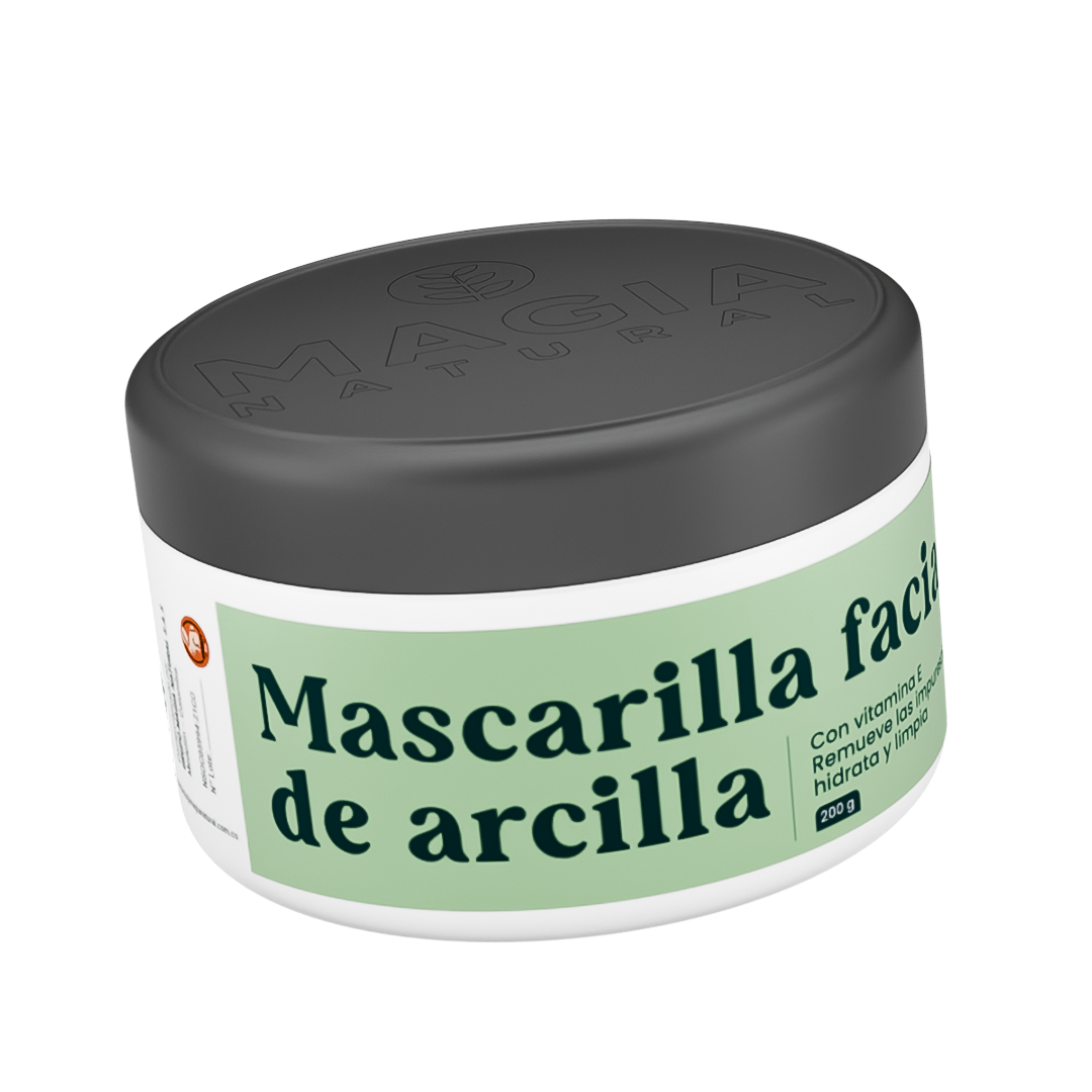 MASCARILLA FACIAL DE ARCILLA 200gr