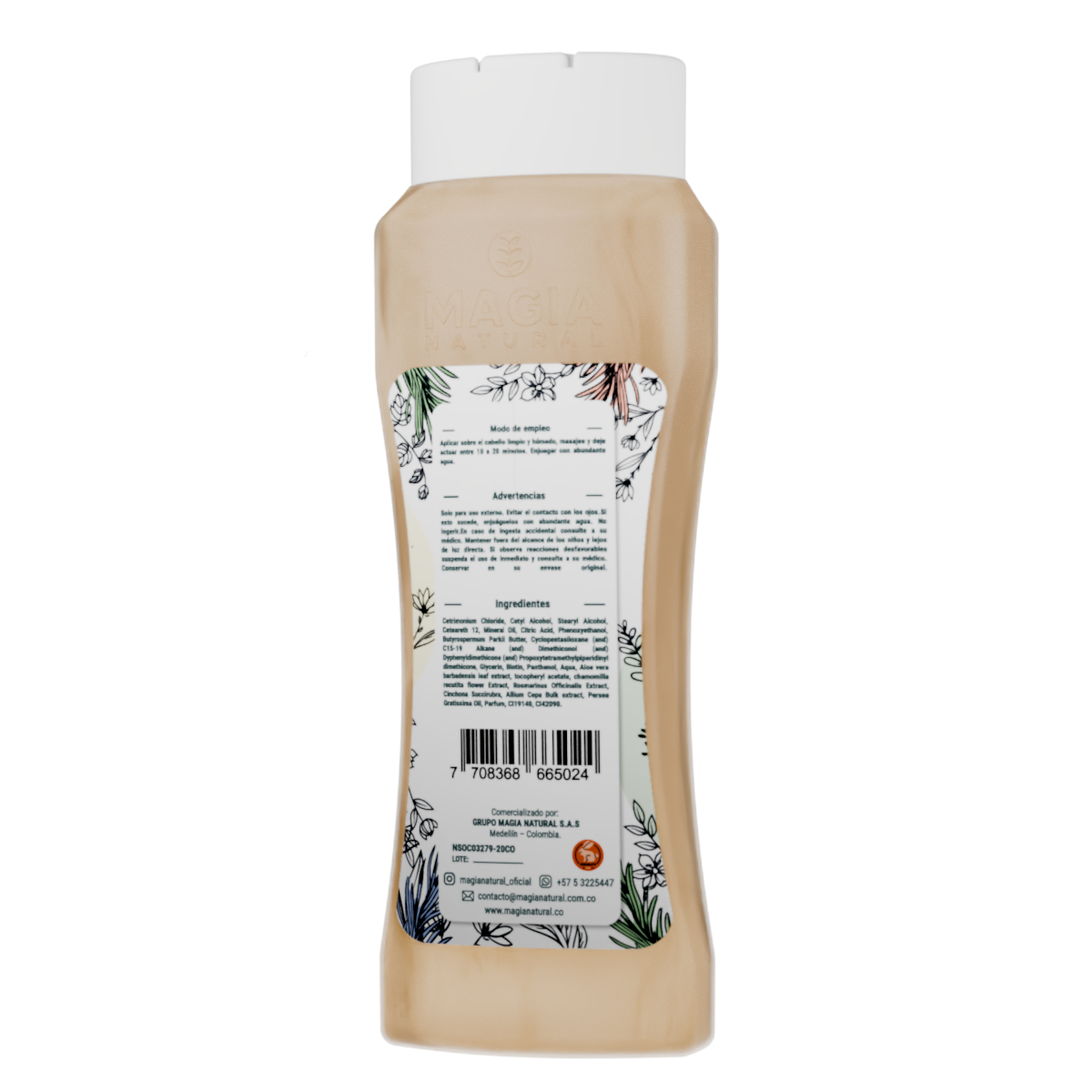 ACONDICIONADOR DE ROMERO Y QUINA 500ml