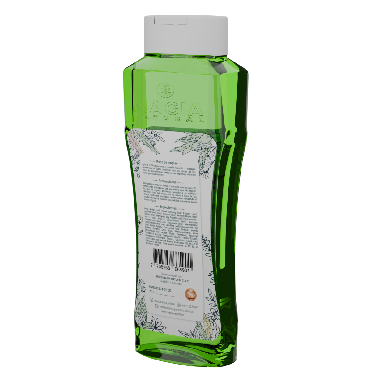SHAMPOO DE ALOE VERA 500 ml