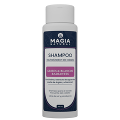 Shampoo Matizante y Nutritivo para Canas con Biotina y Aguacate