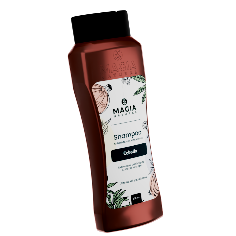 SHAMPOO ANTICAÍDA CON CEBOLLA Y CANNABIS  500ml