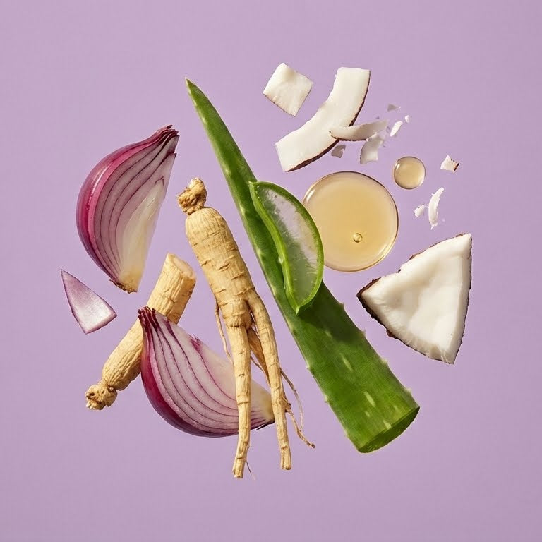 Anti-grease and Anti-hair Loss Shampoo with Onion and Cannabis