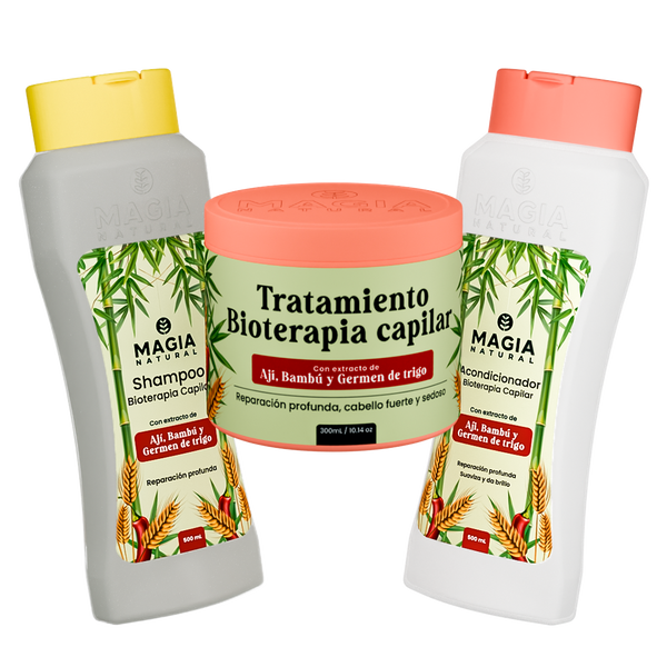 Kit Reparación Molecular Bioterapia Capilar con Ají y Bambú