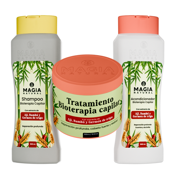 Kit Reparación Molecular Bioterapia Capilar con Ají y Bambú