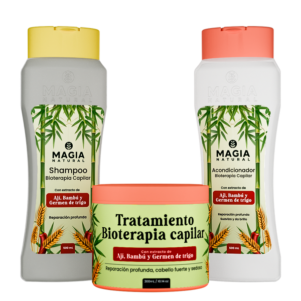 Kit Reparación Molecular Bioterapia Capilar con Ají y Bambú
