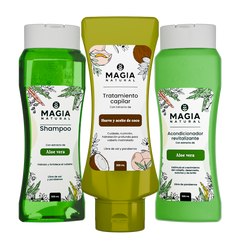 Kit de Nutrición Intensiva Capilar con Aloe Vera y Huevo