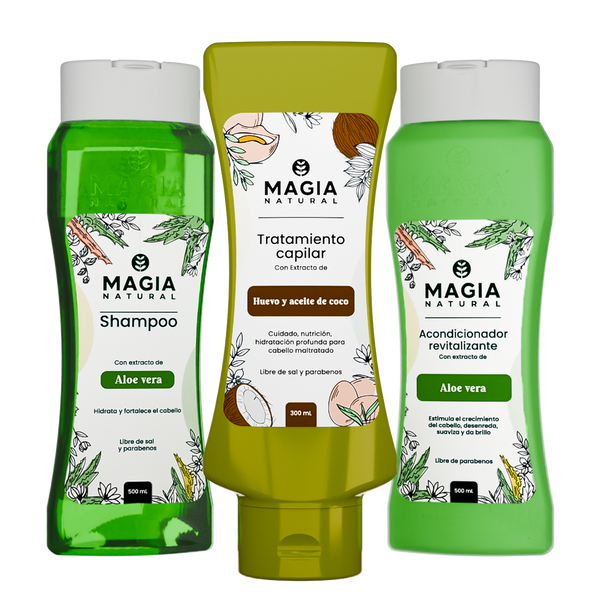 Kit Nutrición e Hidro-Reparación Capilar Personalizado con Activos Naturales