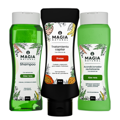 Kit de Termoprotección Hidratante Capilar con Aloe Vera y Frutas