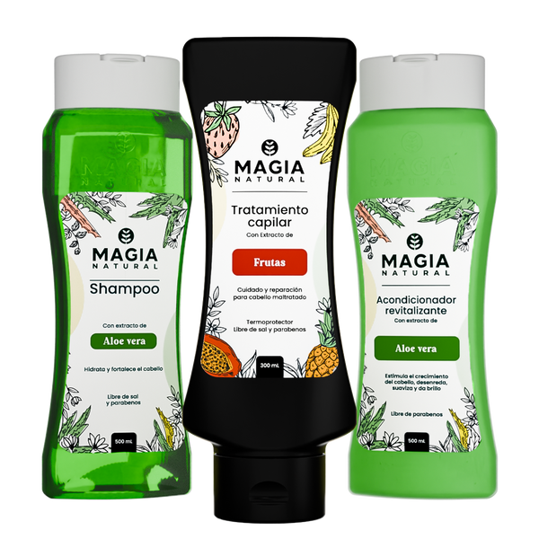 Kit Nutrición e Hidro-Reparación Capilar Personalizado con Activos Naturales