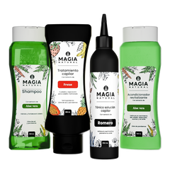 Kit de Hidratación y Crecimiento Capilar con Aloe Vera y Frutas