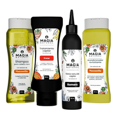 Kit de Hidratación y Crecimiento Capilar con Manzanilla Miel y Frutas