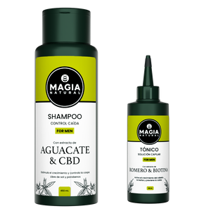 Kit Anticaída para Hombre con Aguacate y Biotina