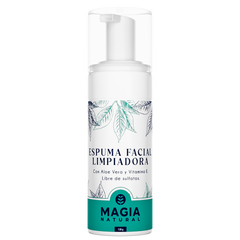 Espuma Facial Limpiadora y Calmante con Aloe Vera