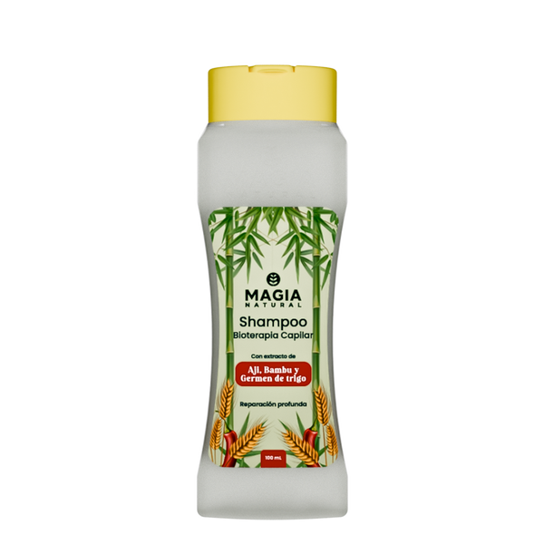 Shampoo Reparación Profunda Bioterapia con Ají y Bambú