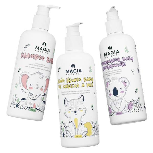 Kit de Cuidado para Bebés con Avena, Miel y Manzanilla