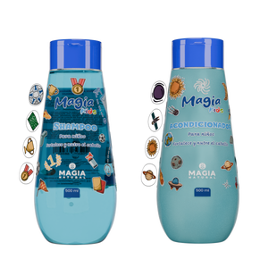 Kit Crecimiento y Fuerza Capilar para Niños con Arroz y Maracuyá