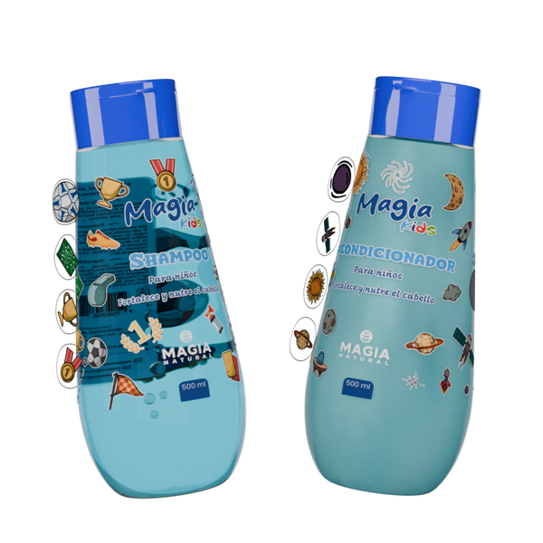 Kit Crecimiento y Fuerza Capilar para Niños con Arroz y Maracuyá