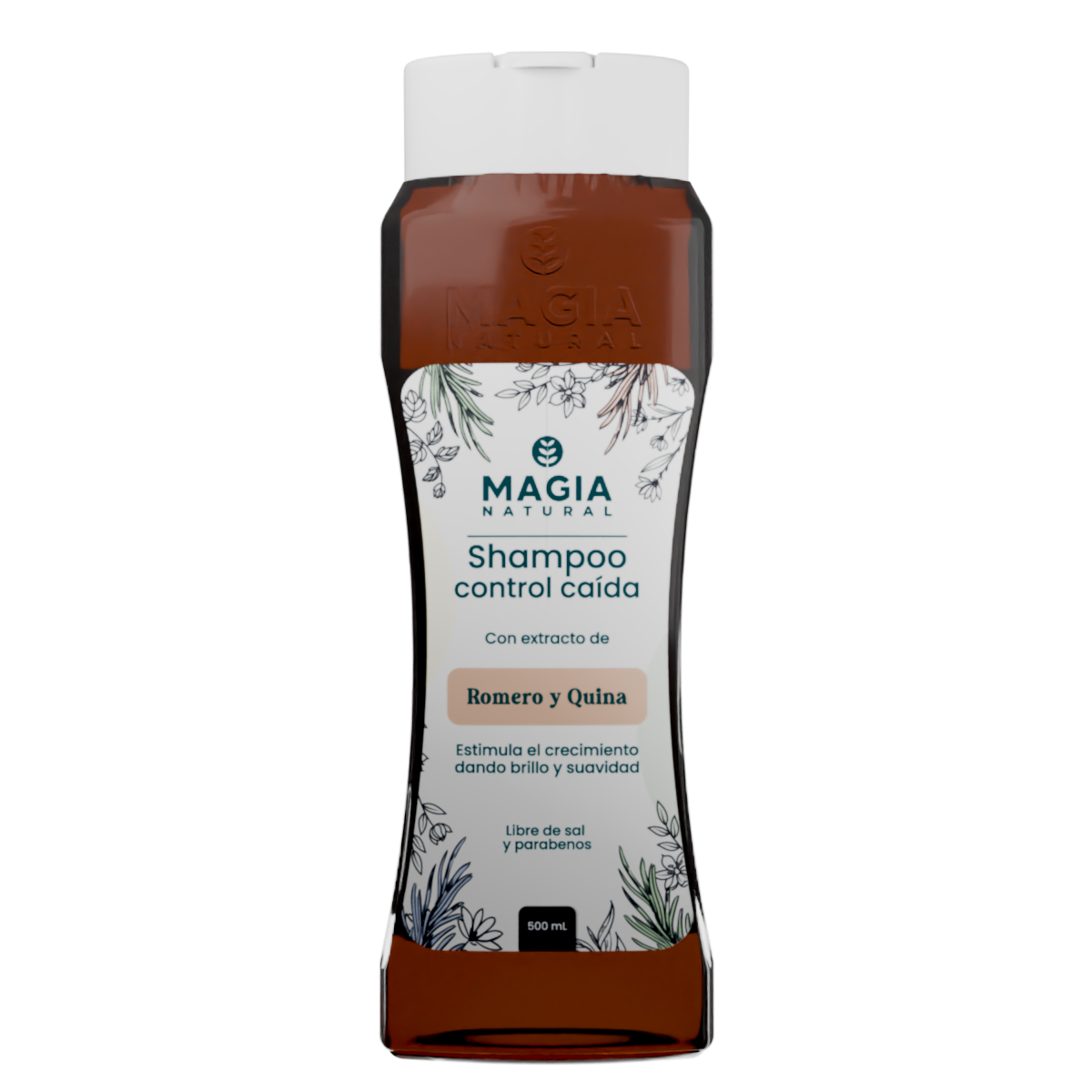 SHAMPOO DE ROMERO Y QUINA 500ml
