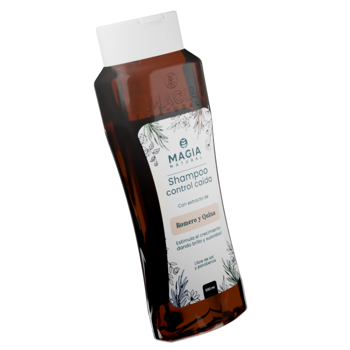 SHAMPOO DE ROMERO Y QUINA 500ml