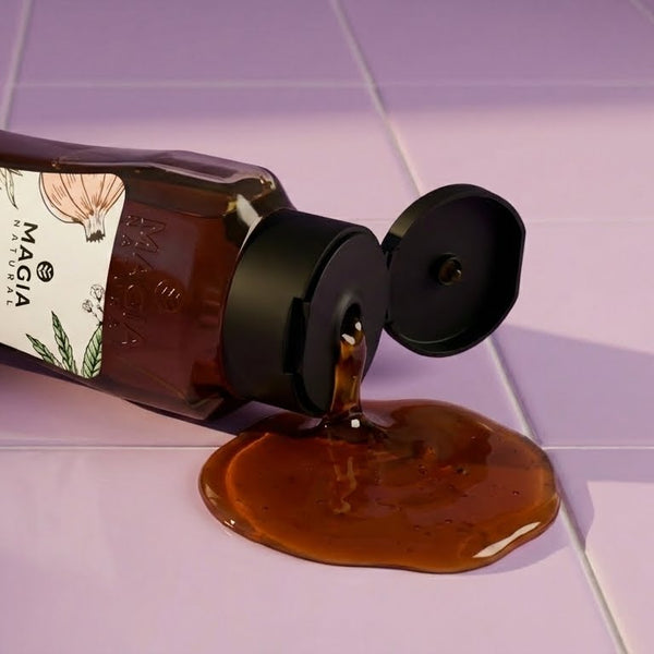 Shampoo Antigrasa y Anticaída con Cebolla y Cannabis