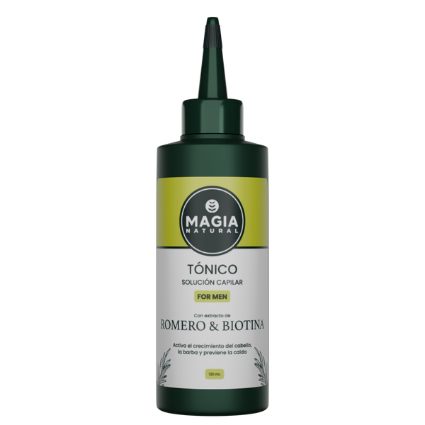 Tónico Densificador para Barba y Cabello con Romero y Biotina