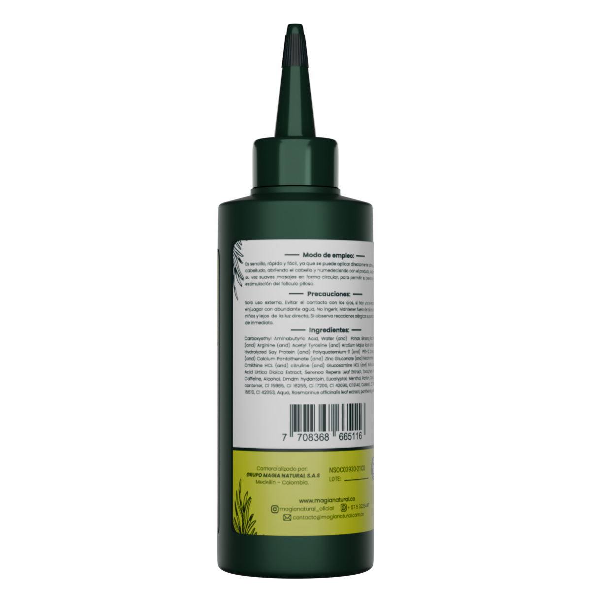 TÓNICO DE HOMBRE 120ml