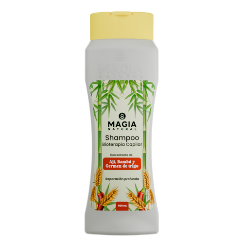 Shampoo Reparación Profunda Bioterapia con Ají y Bambú