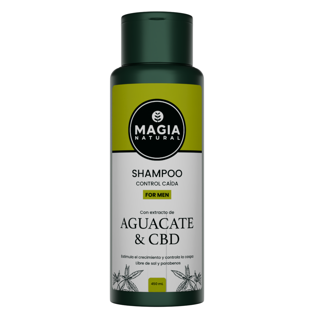 SHAMPOO DE AGUACATE Y CBD 450ml