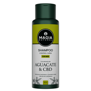 Shampoo Anticaída para Hombre con Aguacate y CBD