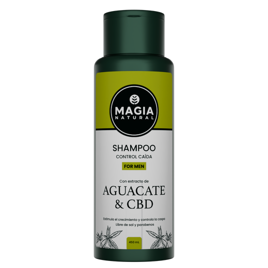 SHAMPOO DE AGUACATE Y CBD 450ml