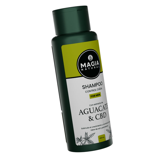 Shampoo Anticaída para Hombre con Aguacate y CBD