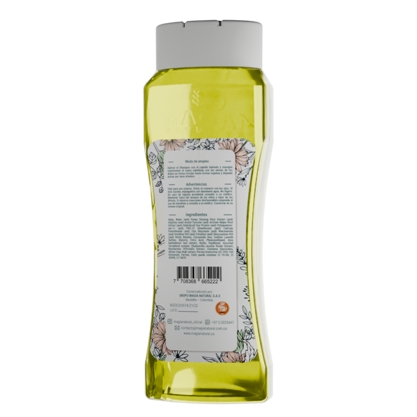 Shampoo Iluminador y Aclarante con Manzanilla y Miel